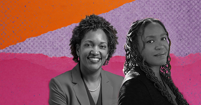 Taifa Smith Butler and Heather McGhee on A Woman's Worth Banner